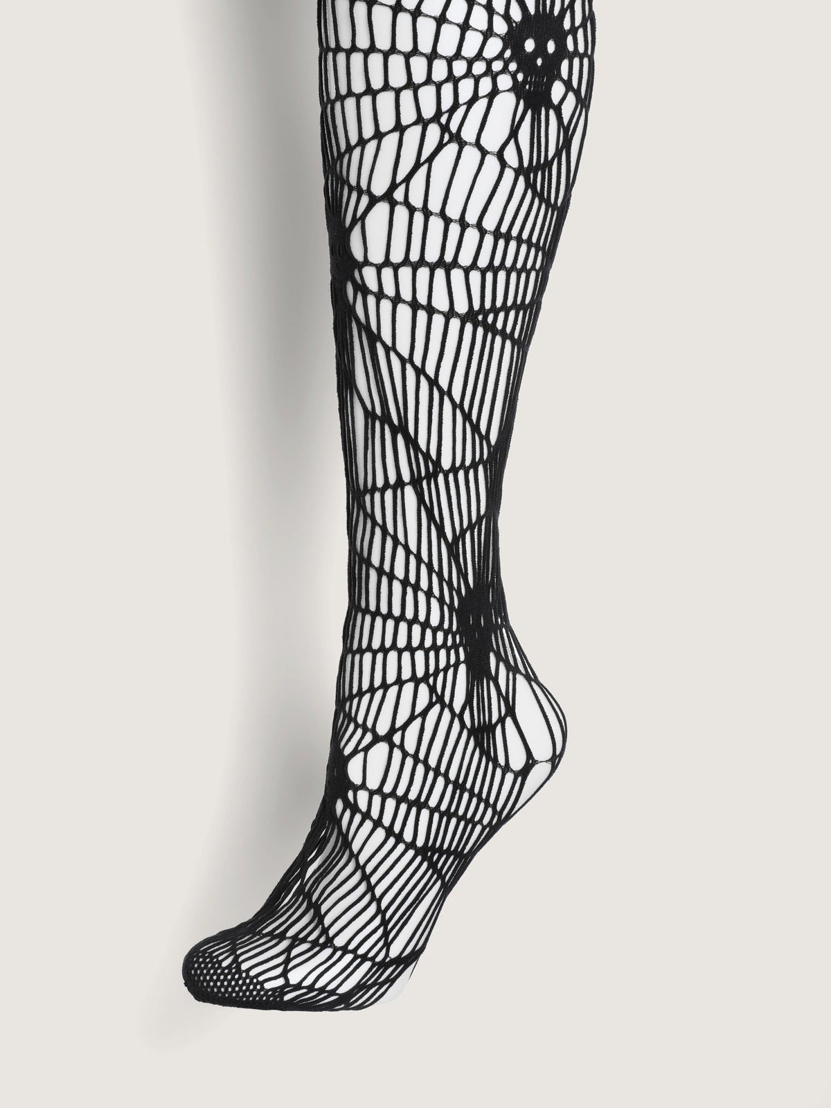 Halloween Skull Fishnet Tights Flowering Girl