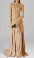Lacie Flared Sleeve Maxi Dress Flowering Girl