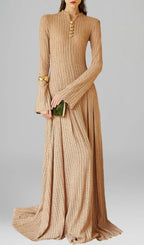Lacie Flared Sleeve Maxi Dress Flowering Girl