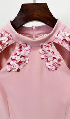 Euleta Sequin Embellished Long Sleeve Gown Flowering Girl