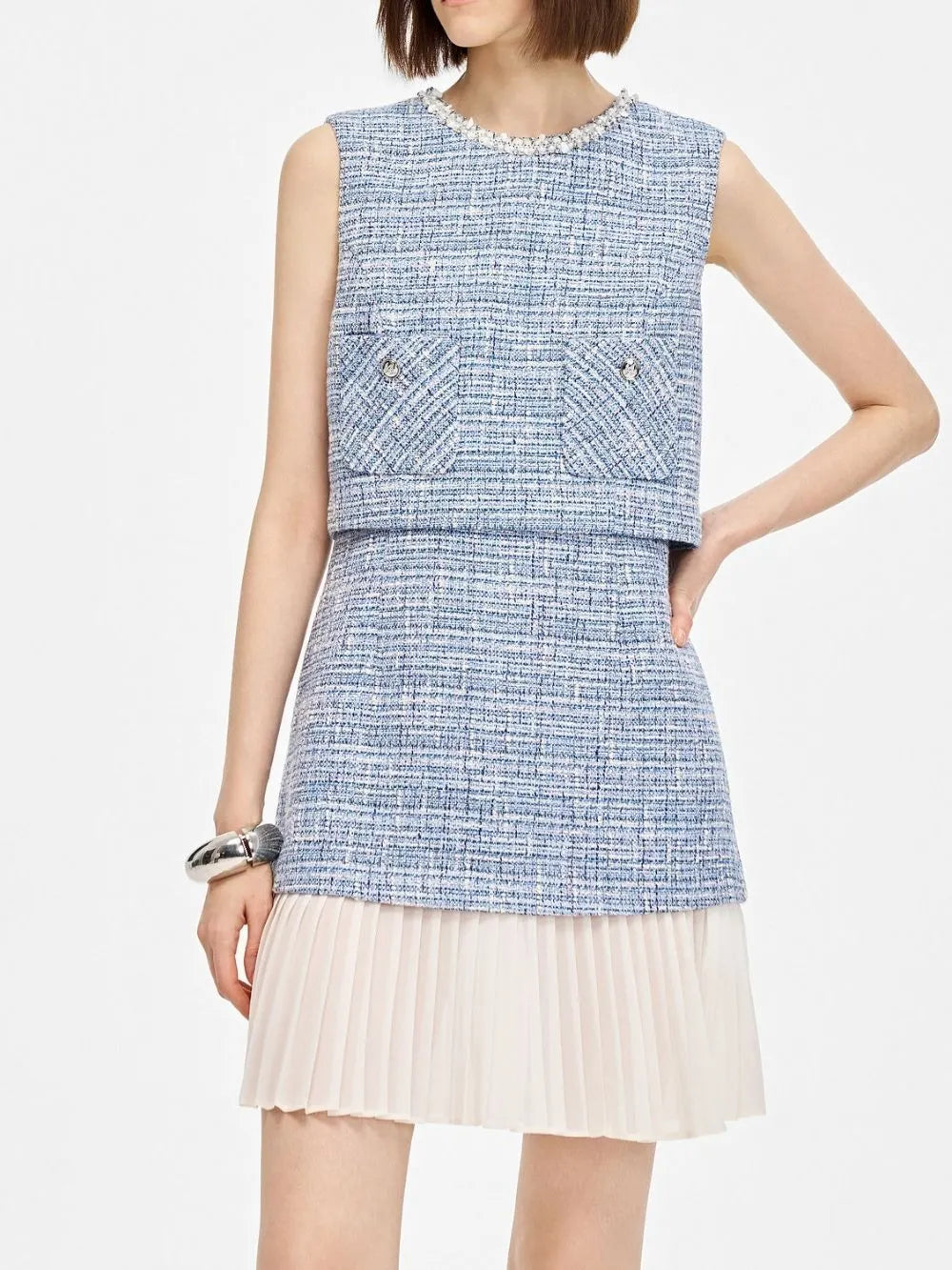 Marija Sleeveless Mini Dress Flowering Girl