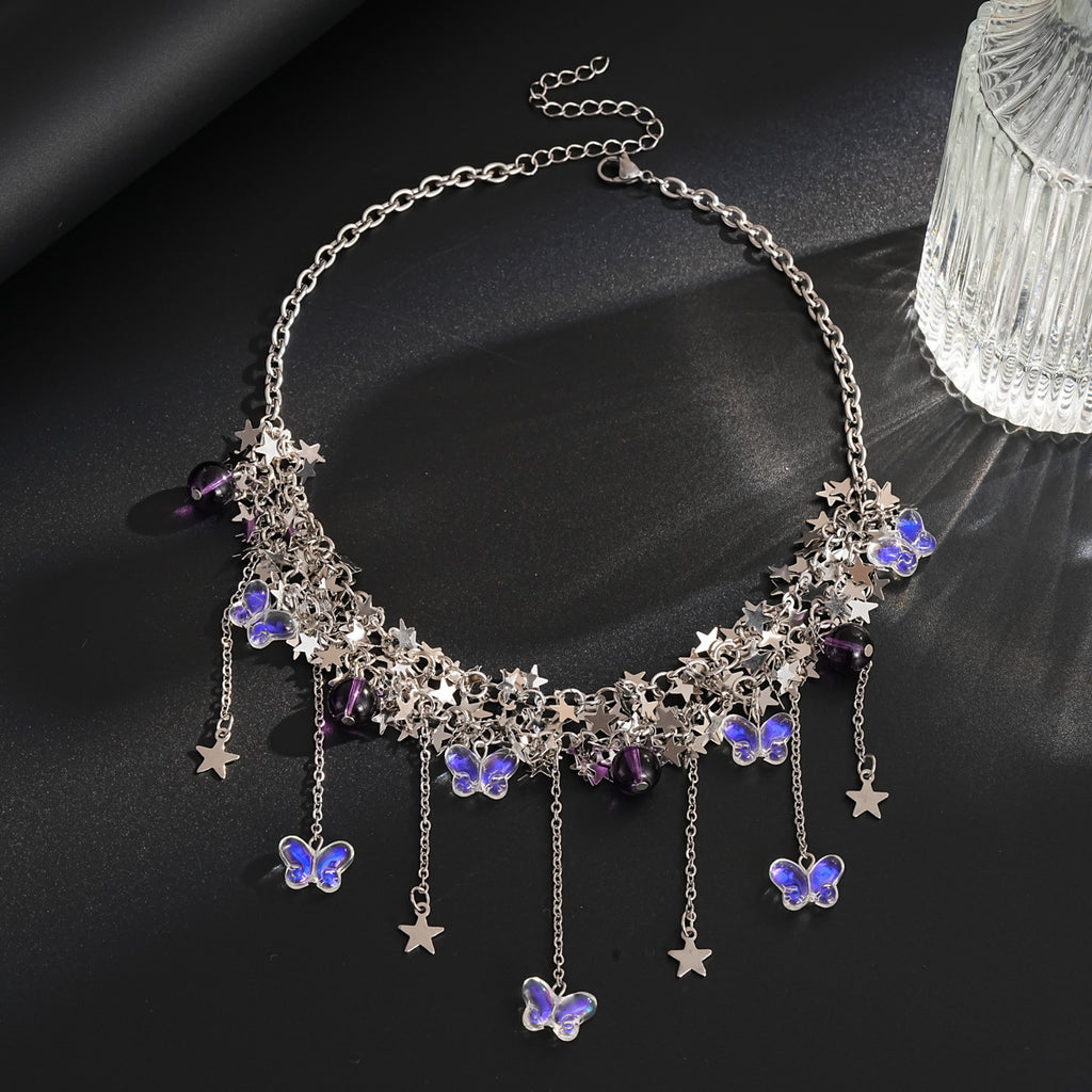 Jory Star Butterfly Necklace Flowering Girl