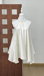 Sorex Open Back Pearl Mini Dress Flowering Girl