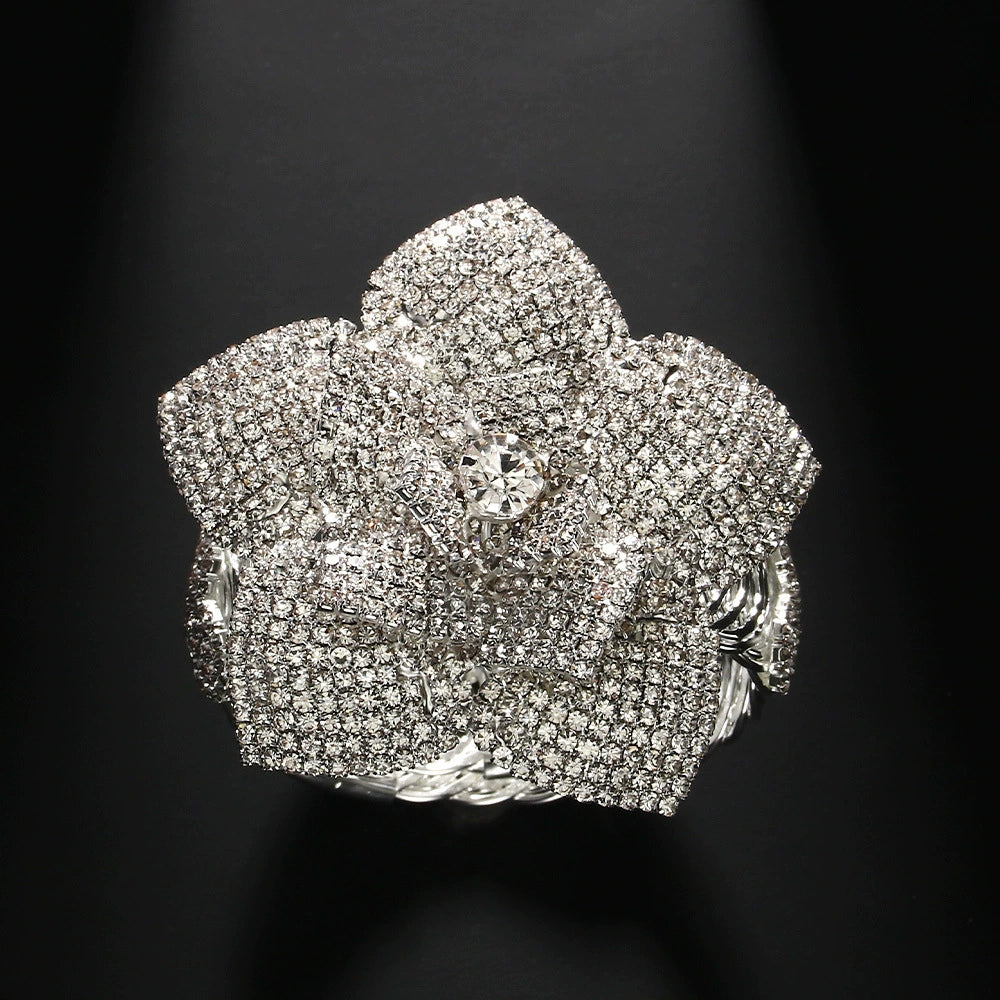 Kaira Diamante Flower Bracelet Flowering Girl
