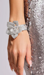 Kaira Diamante Flower Bracelet Flowering Girl