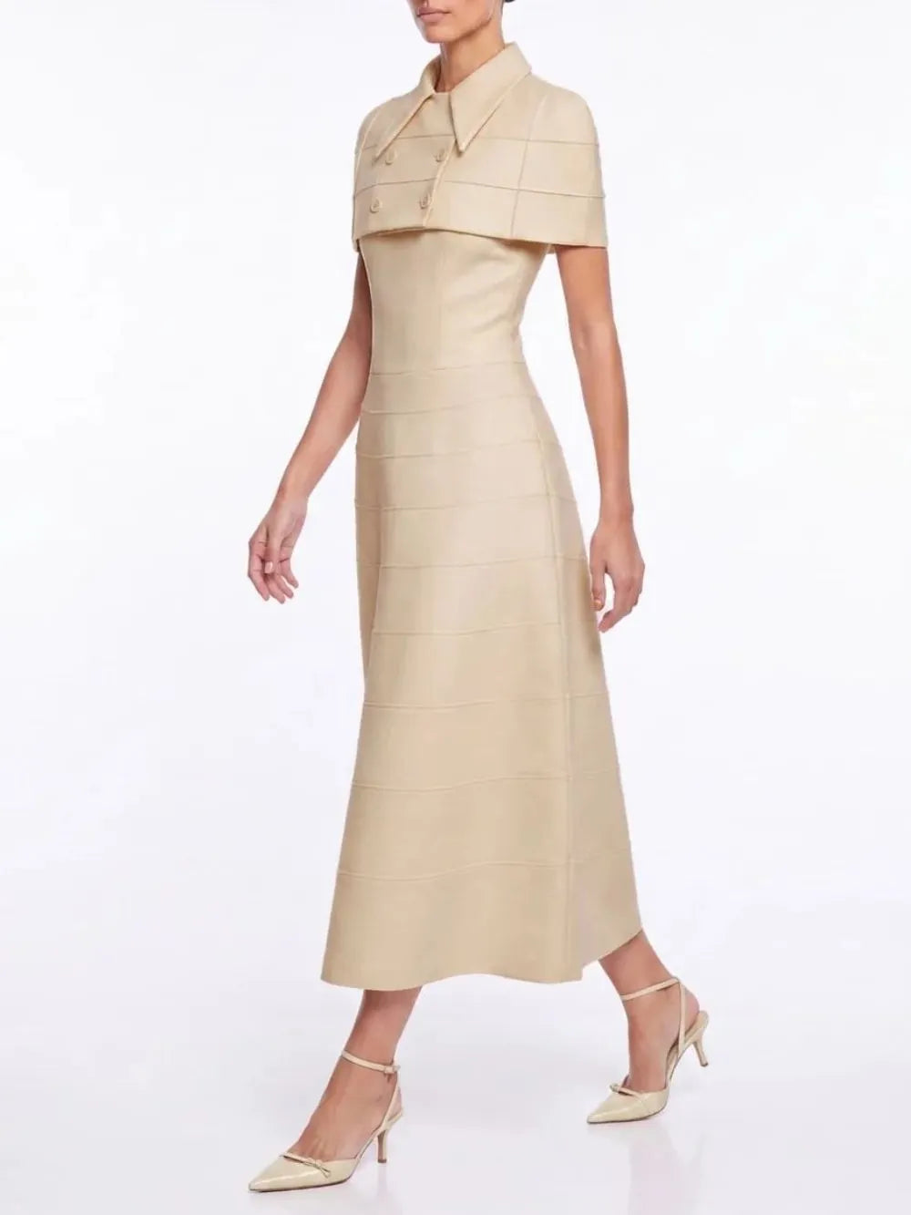 Frigg Cape Dress Set Flowering Girl