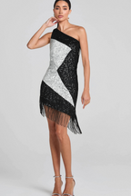 Aglaia One Shoulder Sequin Dress Flowering Girl