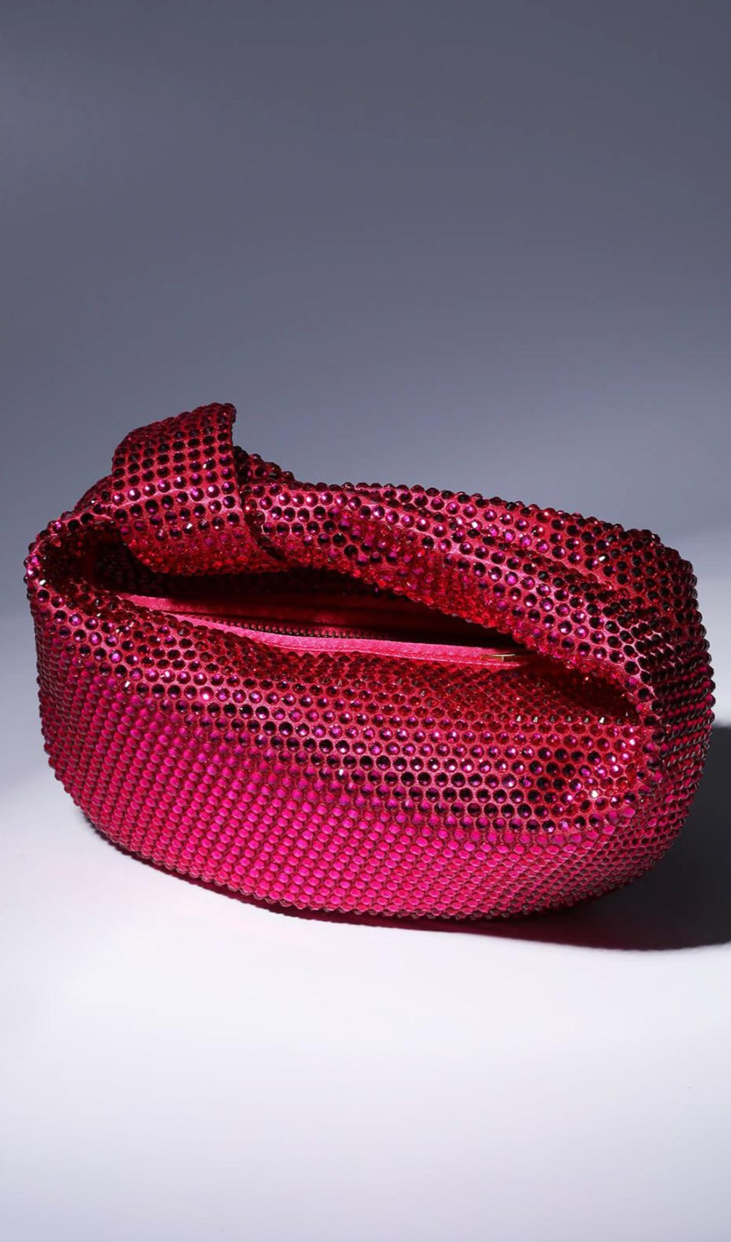Embellished Tote Bag In Hot Pink Flowering Girl