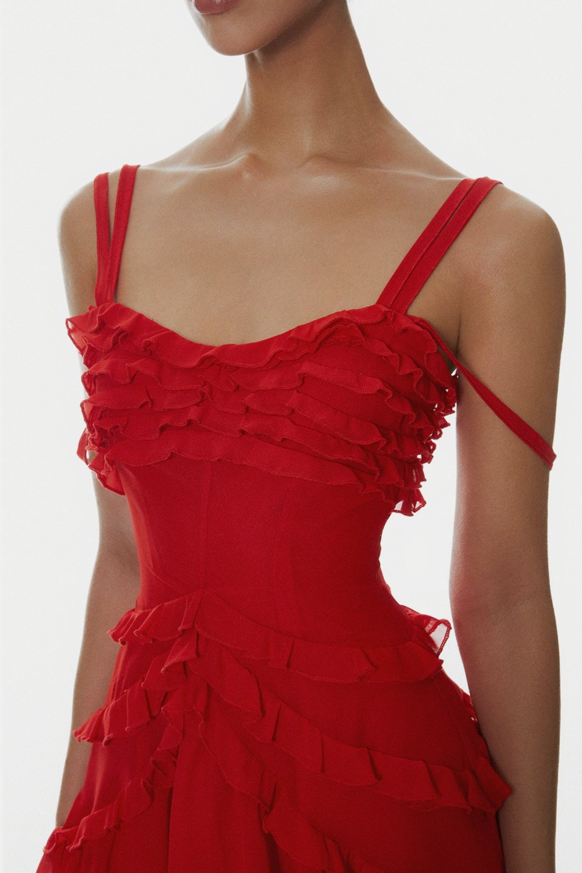 Nirva Off Shoulder Ruffle Mini Dress Flowering Girl