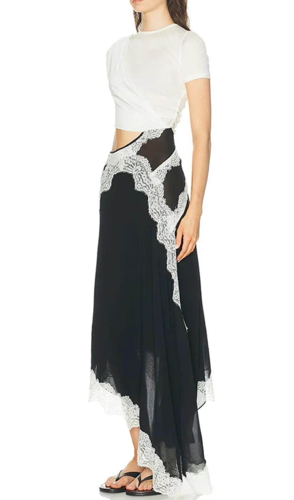 Lettie Cutout Lace Maxi Dress Flowering Girl