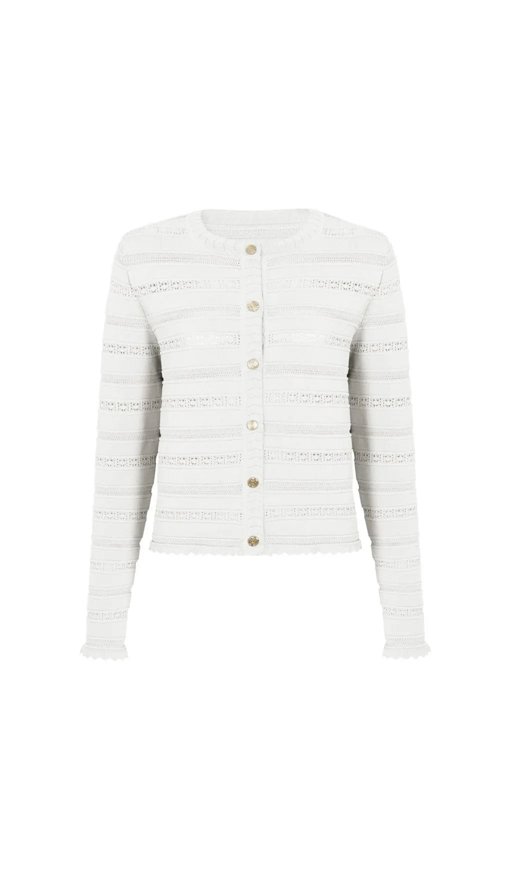 Kinsey White Knit Cardigan & Dress Set Flowering Girl