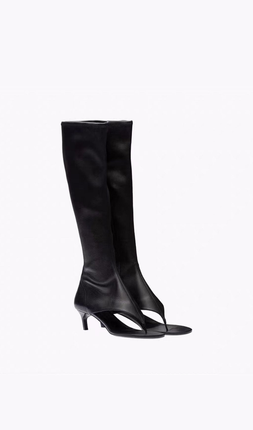Andrej Cutout Leather Boots Flowering Girl