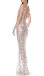 Jocelin Bow Sequin Maxi Dress Flowering Girl