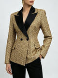 Miyu Gold Blazer