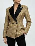 Miyu Gold Blazer