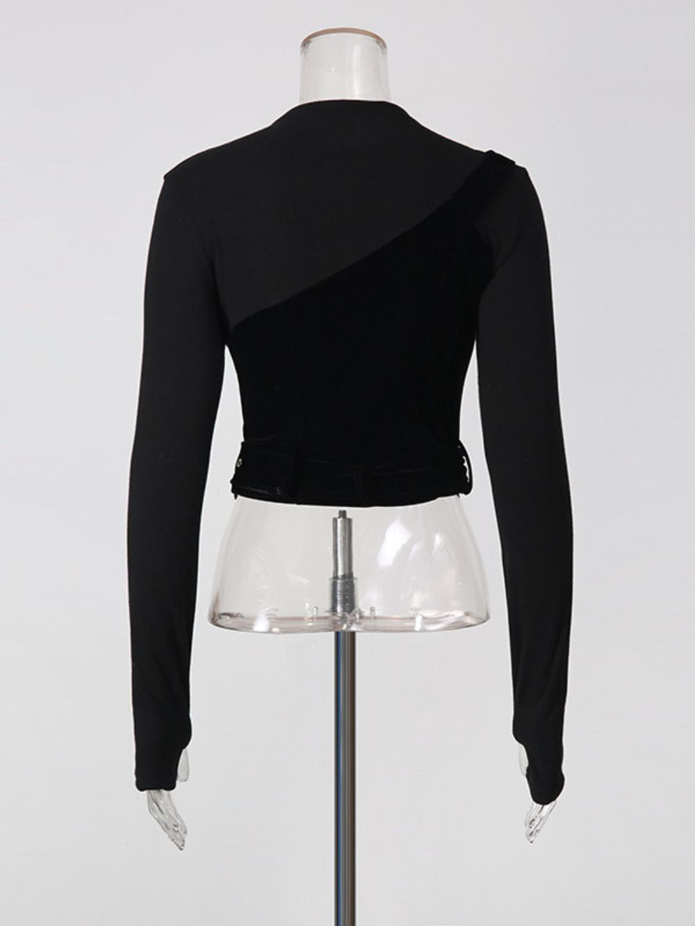 Mishka Black Belt Top