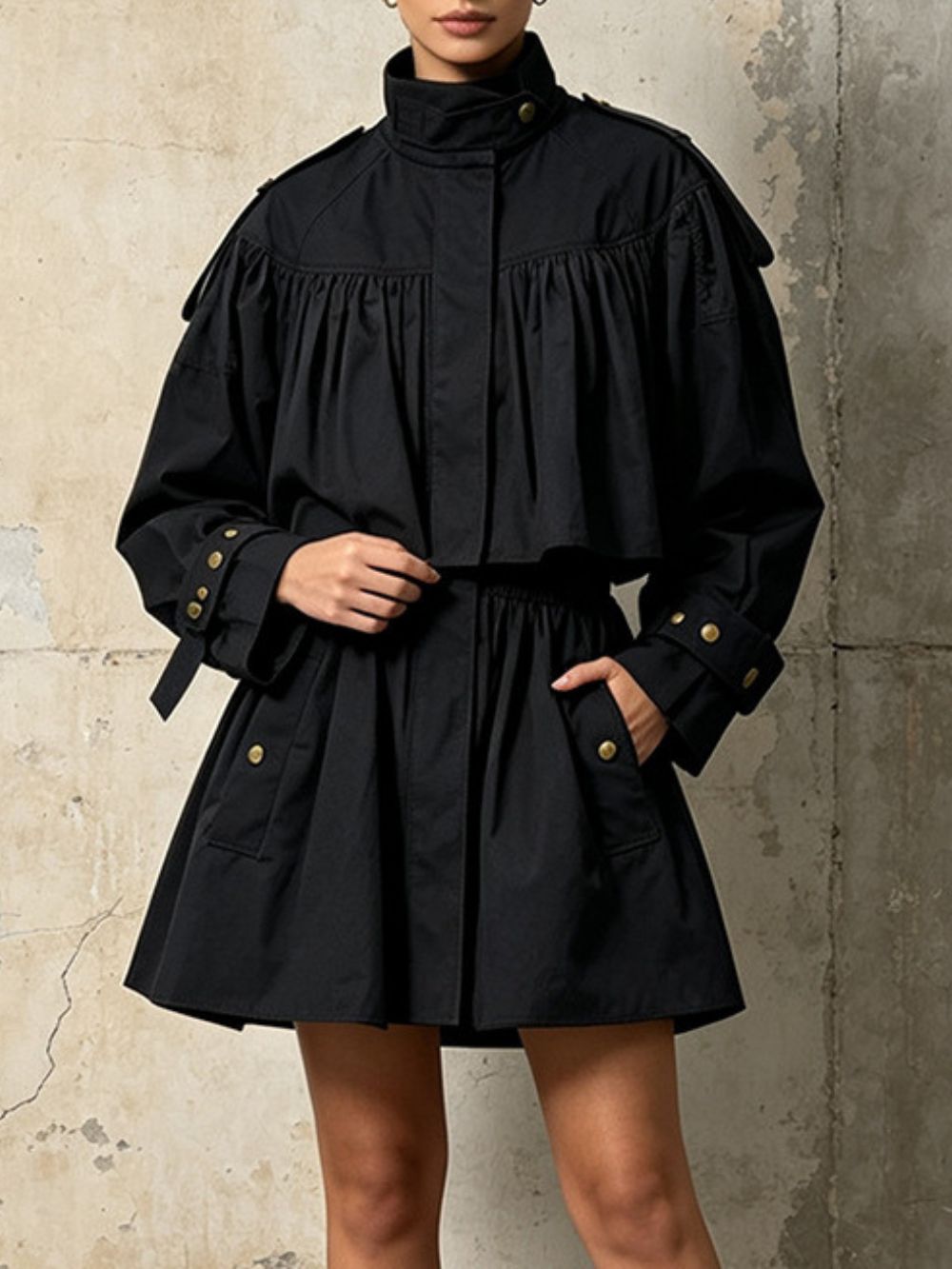 Misha Pleated Coat