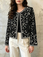 Mitzi Black Beaded Embellished Jacket