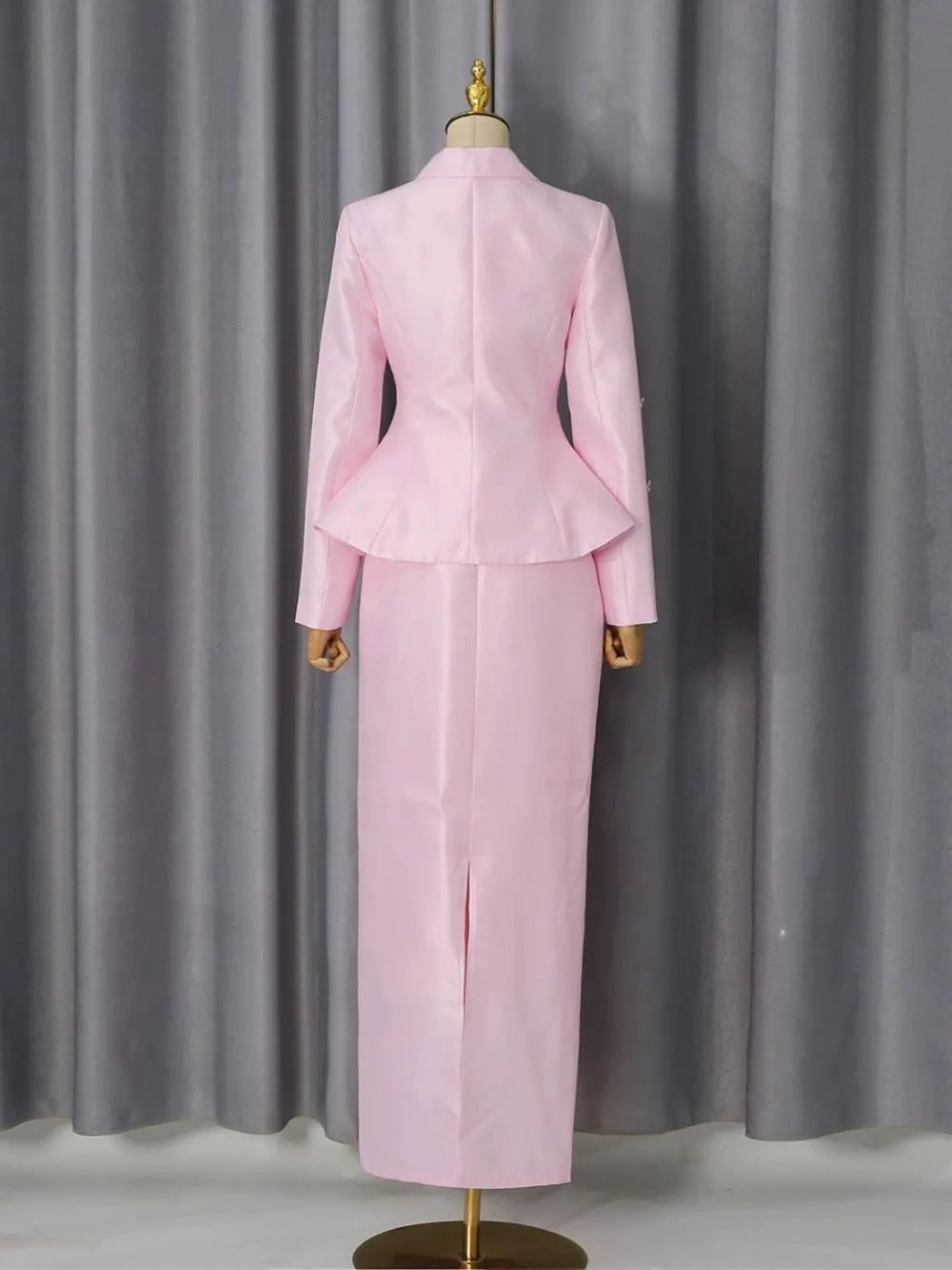 Margrét Pink Diamante Two-Piece Set Flowering Girl