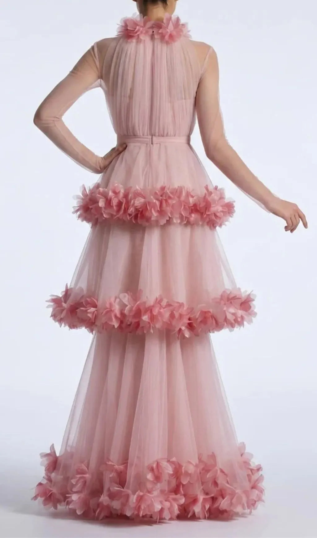 Serano Flower Tiered Maxi Dress Flowering Girl