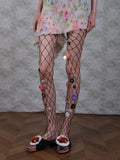 Martha Flower Embellished Tights Flowering Girl