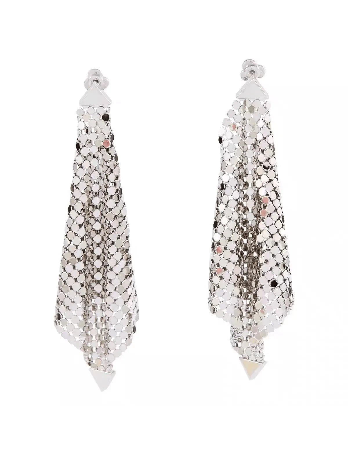 Lusen Triangle Tassel Earrings Flowering Girl