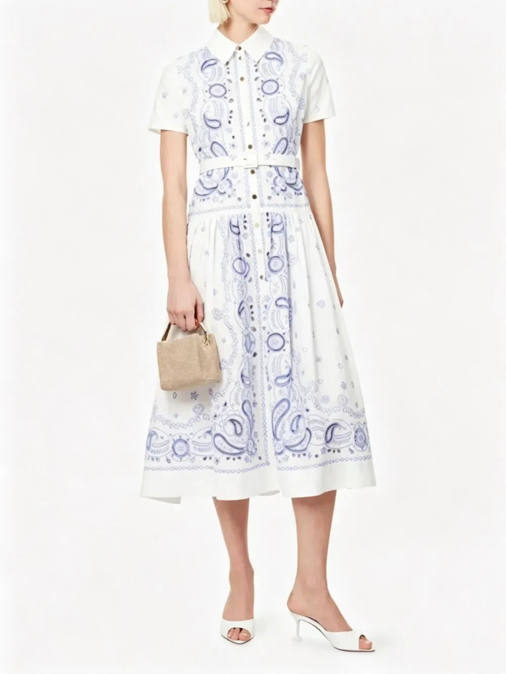 Medea Printed Midi Dress Flowering Girl