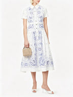 Medea Printed Midi Dress Flowering Girl