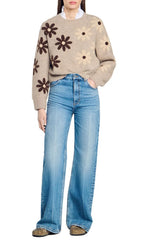 Maguy Sweater Flowering Girl