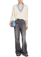 ADIEL V NECK SWEATER Flowering Girl