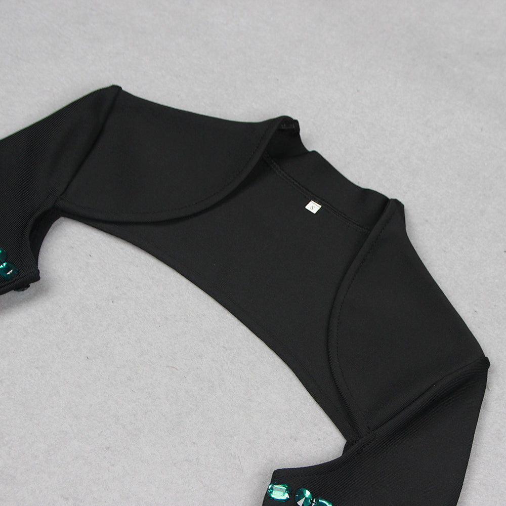 Aeliana Rhinestone Bandage Dress Flowering Girl