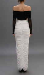 Joplin Long Sleeve Ruched Skirt Set Flowering Girl