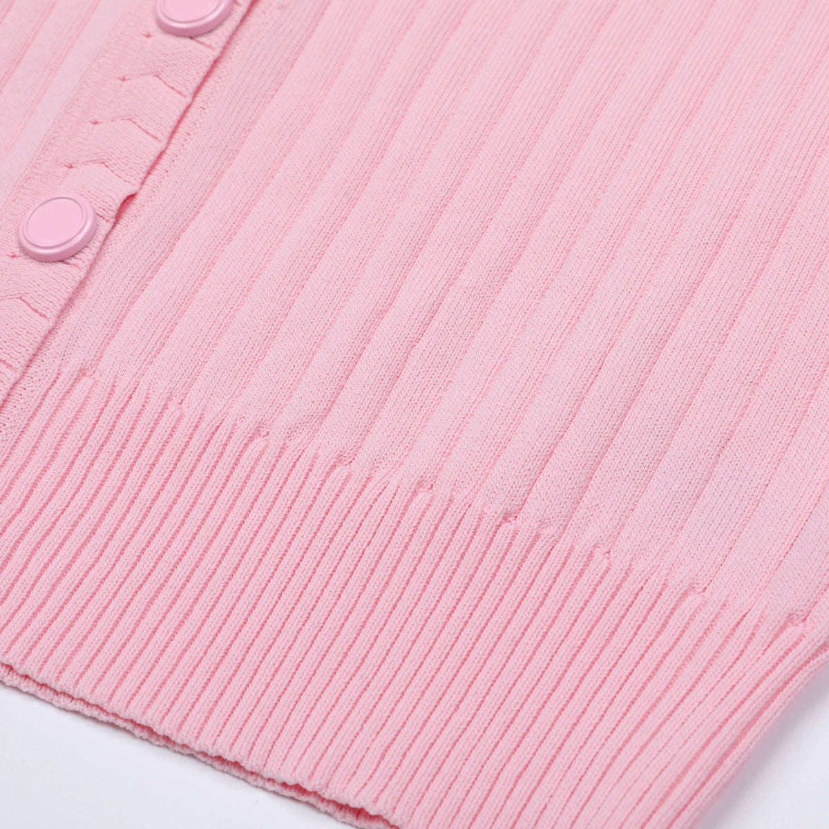 Jackie Pink Knit Cardigan & Maxi Dress Flowering Girl