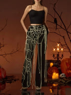 Amsira Rhinestone Pants Flowering Girl