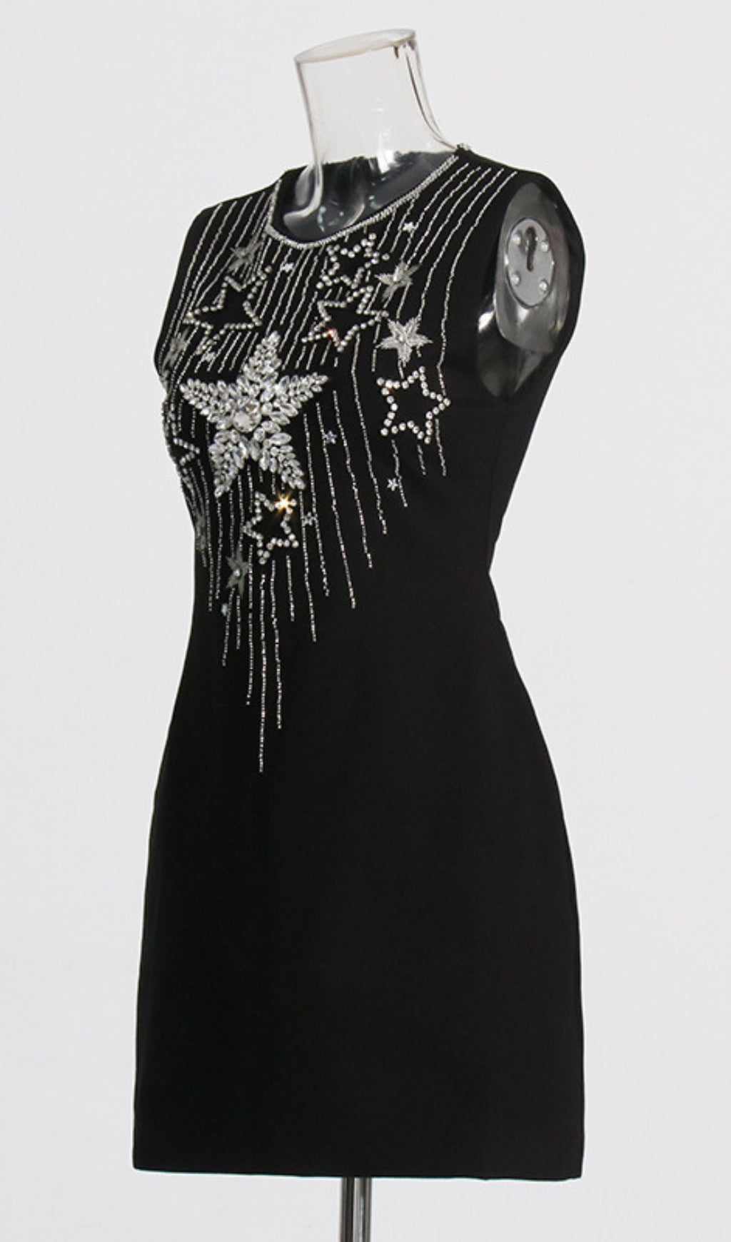 Abelia Stars Embroidered Mini Dress Flowering Girl