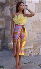 Yellow Flower Top Flowering Girl