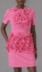 Desma Flower Mini Dress Flowering Girl
