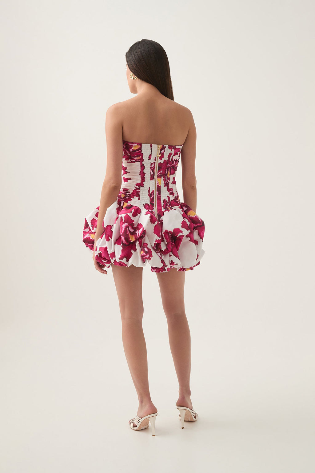 Violette Bubble Hem Mini Dress Flowering Girl