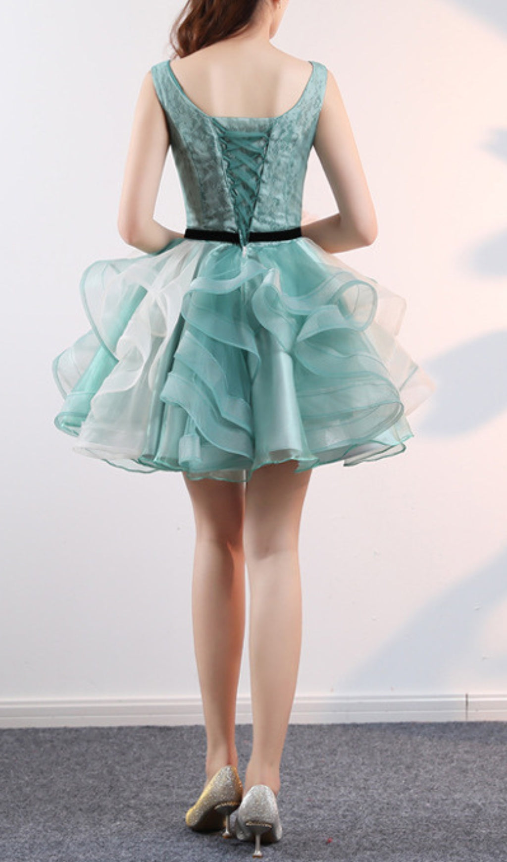 Aneko Flower Sequin Mini Dress Flowering Girl
