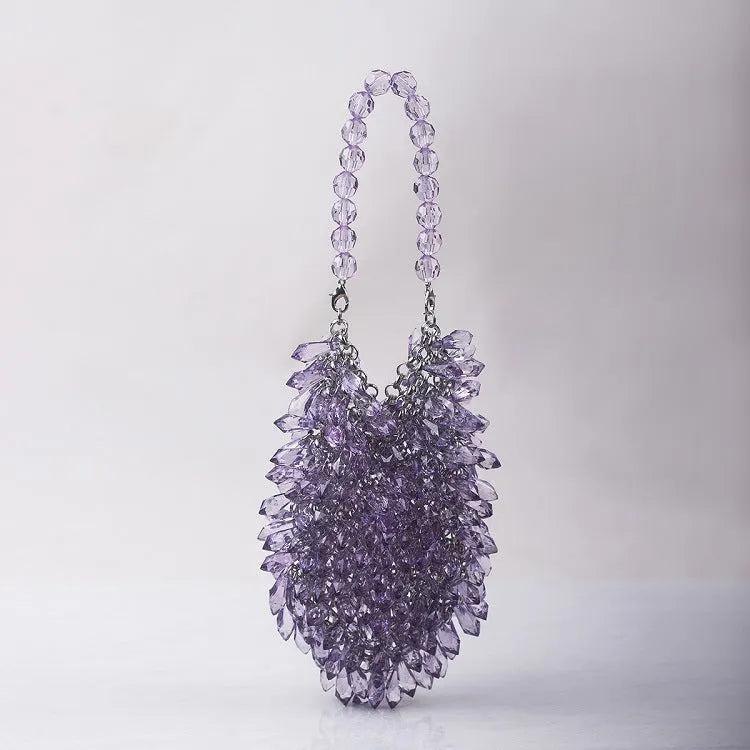 Drip Rhinestone Mini Clutch Flowering Girl