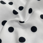 Keshia White Dot Midi Dress Flowering Girl