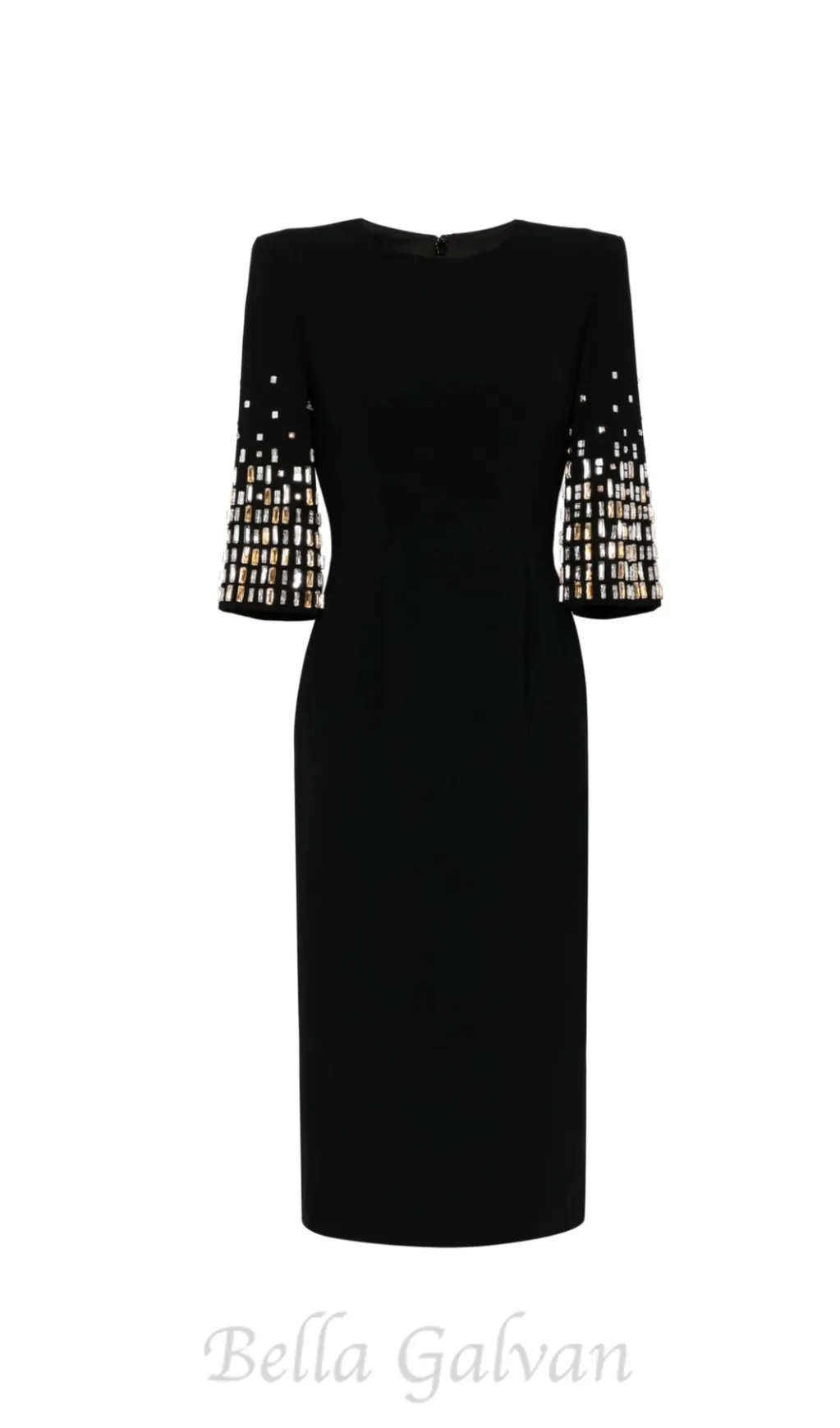 Highball Queen crystal-embellished midi dress Flowering Girl