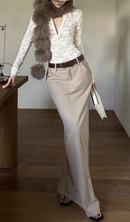 Angeni Collar Lace Top Flowering Girl