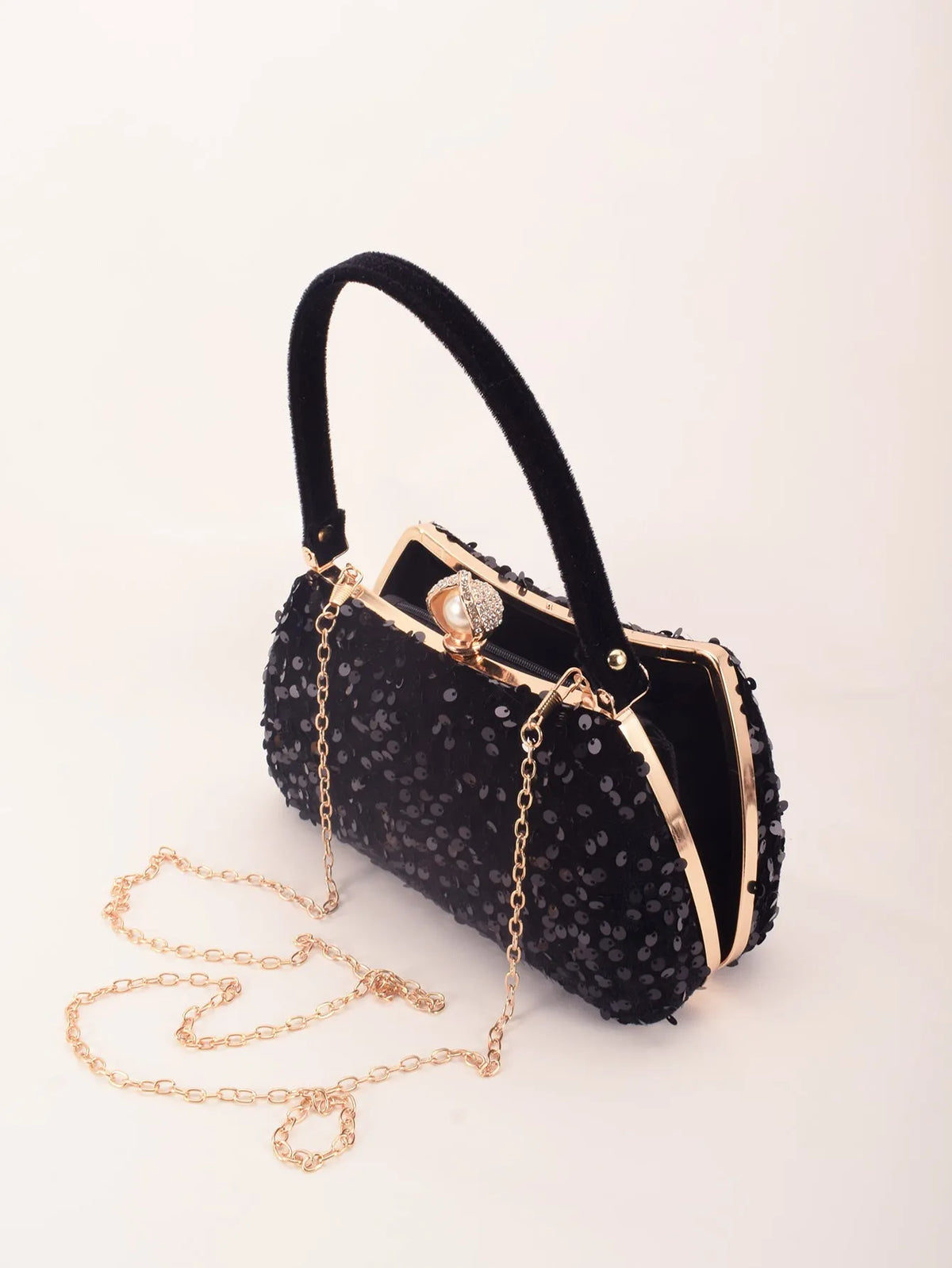 Anahid Sequin Clutch Flowering Girl