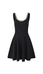 Nelya Embellished Knit Mini Dress Flowering Girl