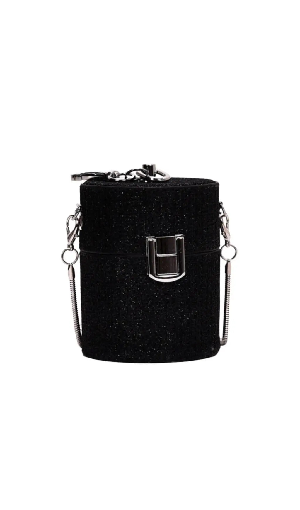 Bucket Bag - Black Flowering Girl
