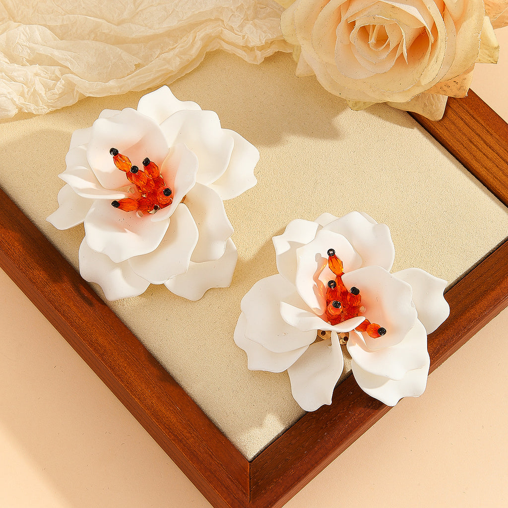 Corliss Flower Earrings Flowering Girl
