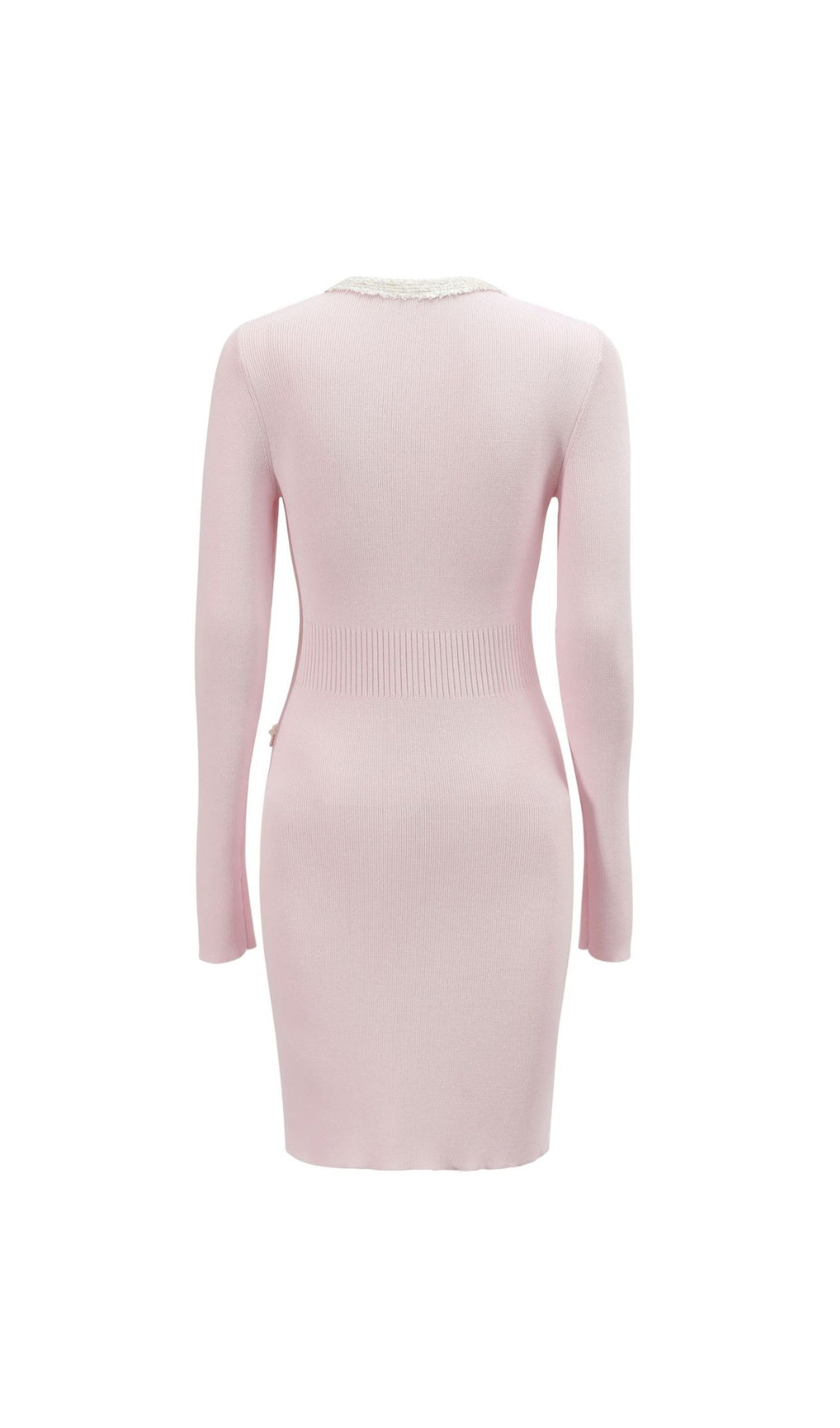 Elder Pink Long Sleeve Mini Dress Flowering Girl