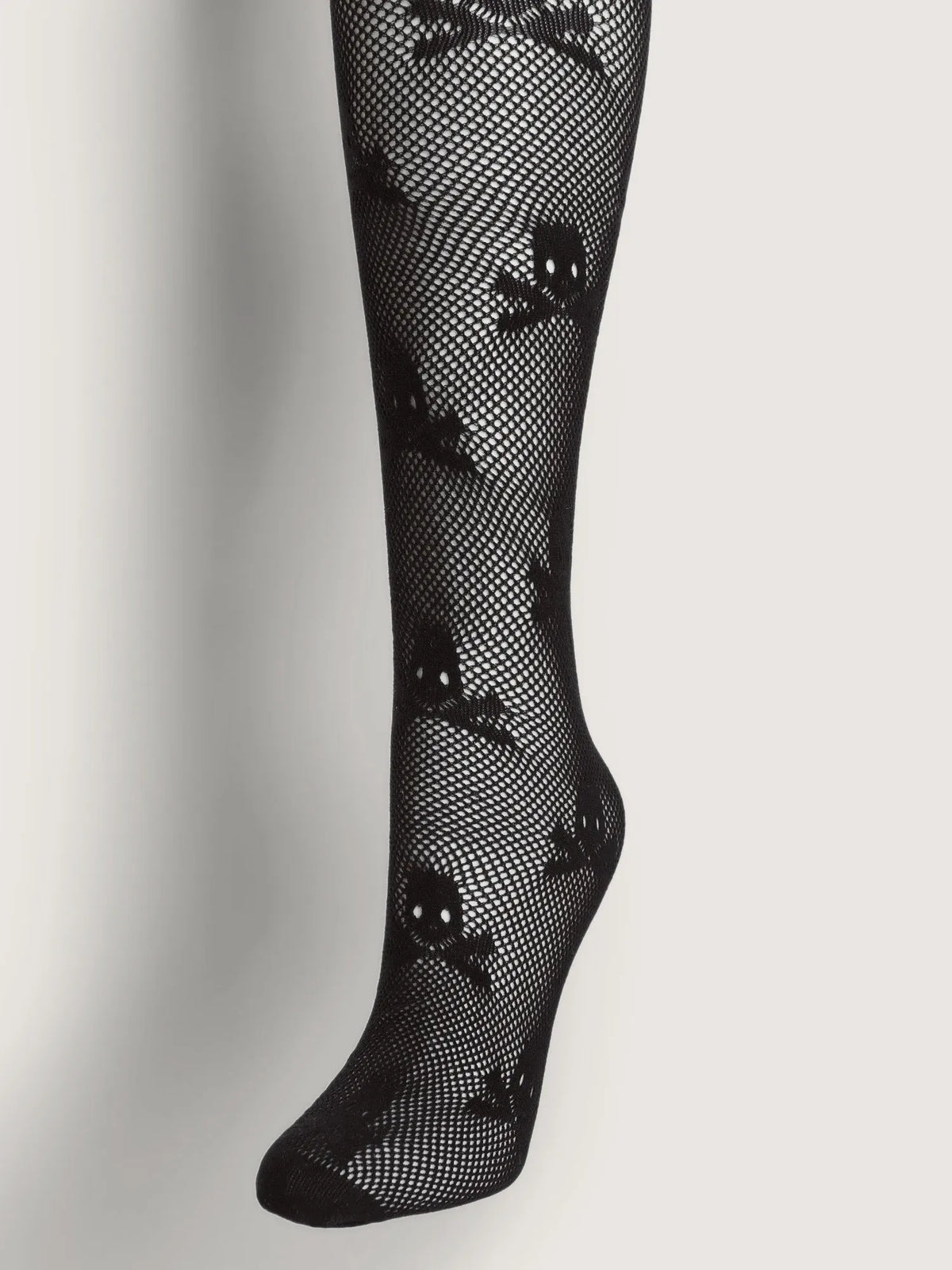 Halloween Skull Fishnet Tights Flowering Girl