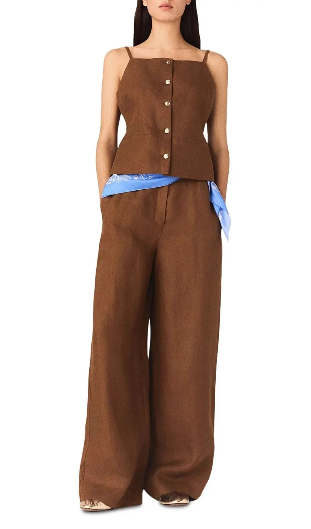 Lilicao Linen Top Flowering Girl